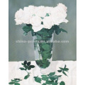 Beautiful White Rose Oil Painting